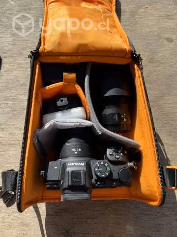 Nikon Z5 con lente 85mm 1.8 y 28mm 2.8