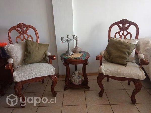 Sofa con 2 sitiales de roble - Imagen 3