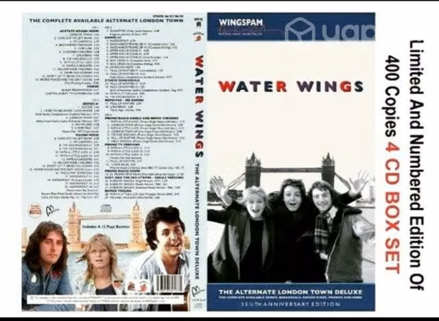 Paul Mccartney Wings London town deluxe long box"