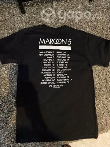 Polera original Maroon 5, talla M - Imagen 2