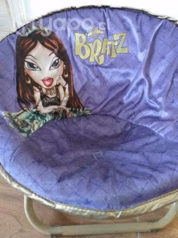 Bratz Bella Silla, morada acolchada y plegable - Imagen 4