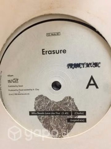 Erasure Who Needs Love Like That vinilo 12Inch