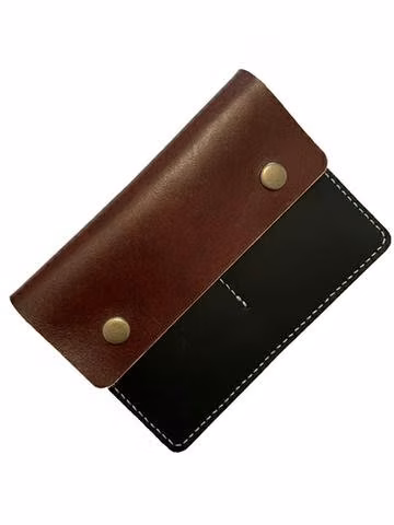 Estuche porta documentos o pasaporte cuero - Imagen 2