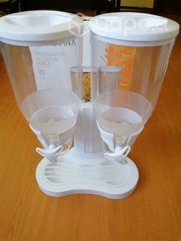 Dispensador de cereales doble 6,2 litros