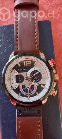 Reloj Análogo con cronografo, marca Lige. - Imagen 2
