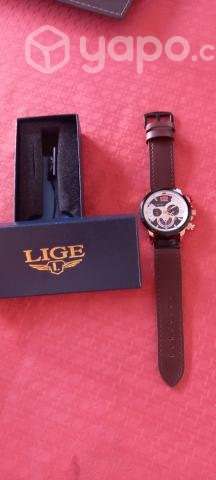 Reloj Análogo con cronografo, marca Lige. - Imagen 3