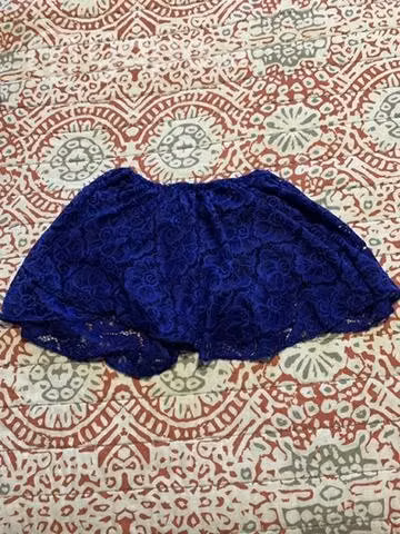 Crop top azul