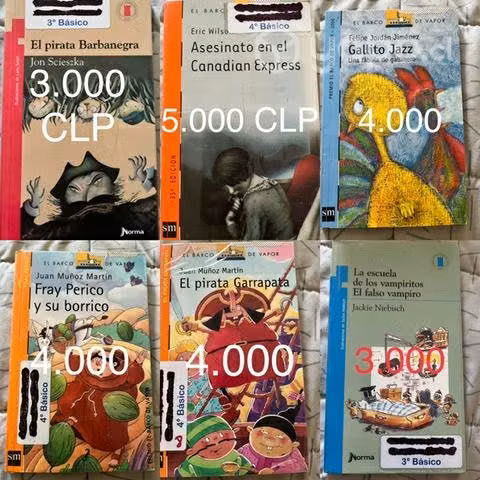 Libros lectura complementaria. Precios varios