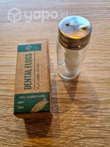 Hilo dental en base a maiz, mentolado. Vegano