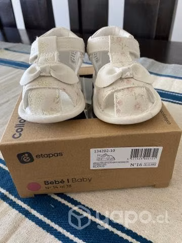 Zapatitos de bebé niña talla 16