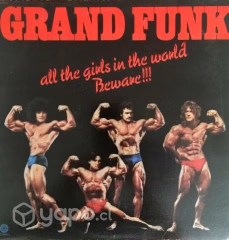 Grand Funk Vinilo Lp All The Girls In The Would