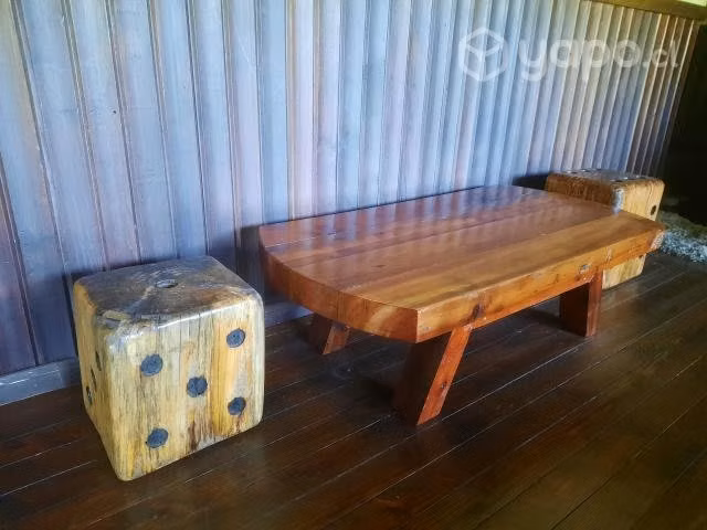 Mesa centro rustica