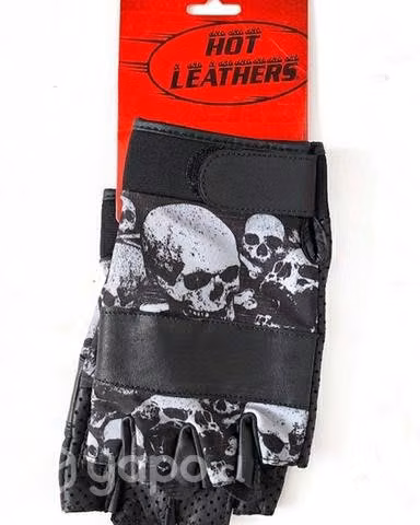 Guantes sin dedo para motociclistas