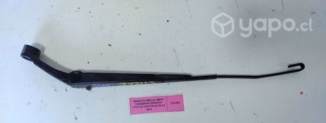 Brazo Plumilla Limpia Parabrisa Derecha (TY2113) T