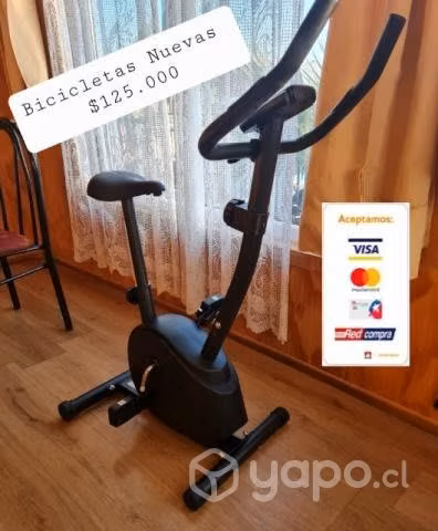 Bicicleta estática 8 niveles para pedalear