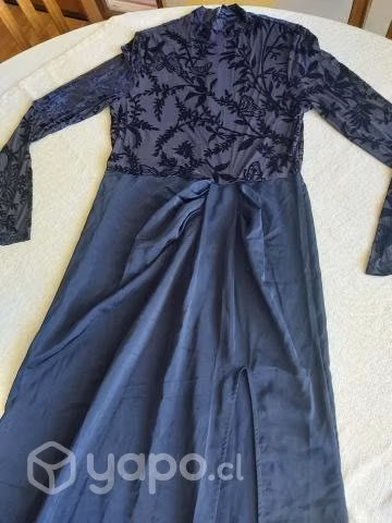 Vestidos de fiesta azul Rey y azul marino. Talla x