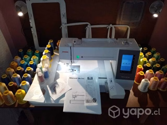 Maquina bordadora computarizada janome modelo 550e
