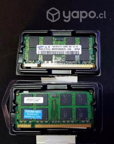 Memorias RAM DDR2 1gb SO-DIMM
