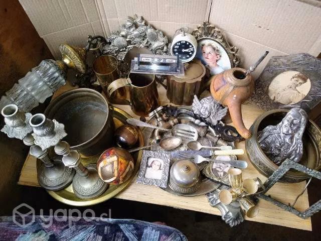 Antigüedades en bronce varios,adorno deco, vintage