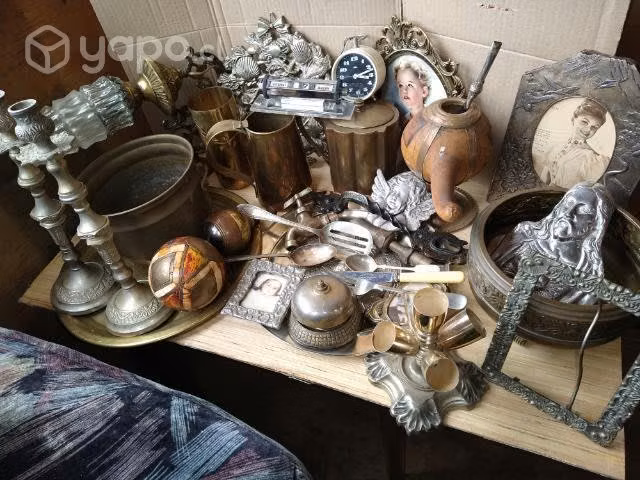 Antigüedades en bronce varios,adorno deco, vintage - Imagen 2