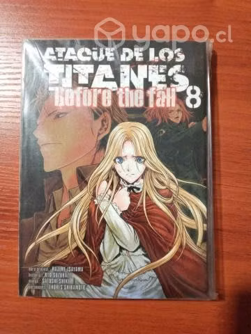 Manga Ataque de los titanes before the fall tomo 8