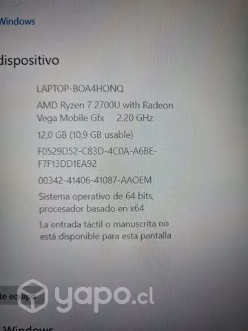 Notebook Asus Vivobook x505za 12gb ram 512gb Ssd - Imagen 2