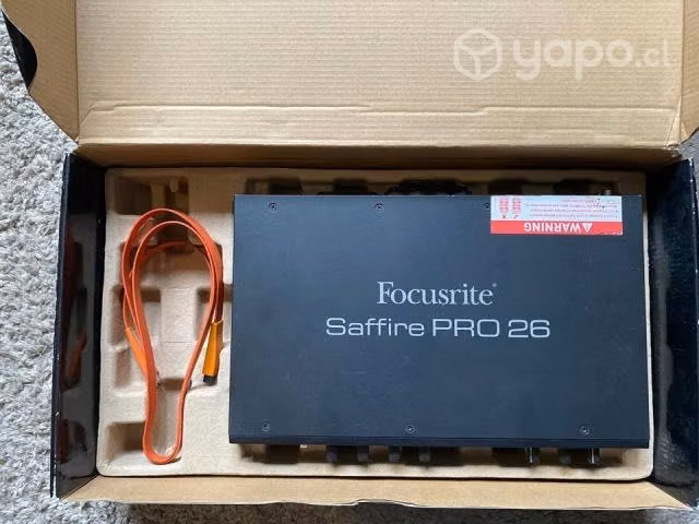 Excelente tarjeta sonido Focusrite Saffire Pro26