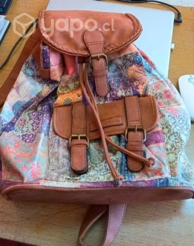 Mochila de género con aplicaciones de cuero marca - Imagen 3