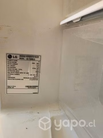 Refrigerador LG 2 puertas