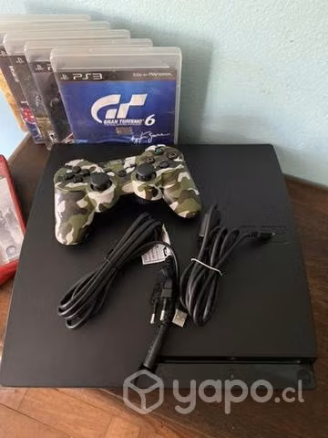 PlayStation 3 + 7 juegos originales + mando