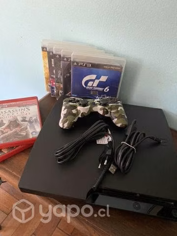 PlayStation 3 + 7 juegos originales + mando