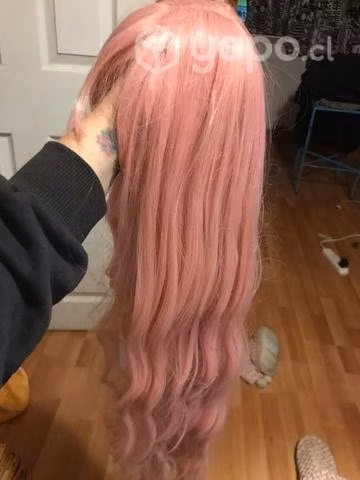 Peluca rosa