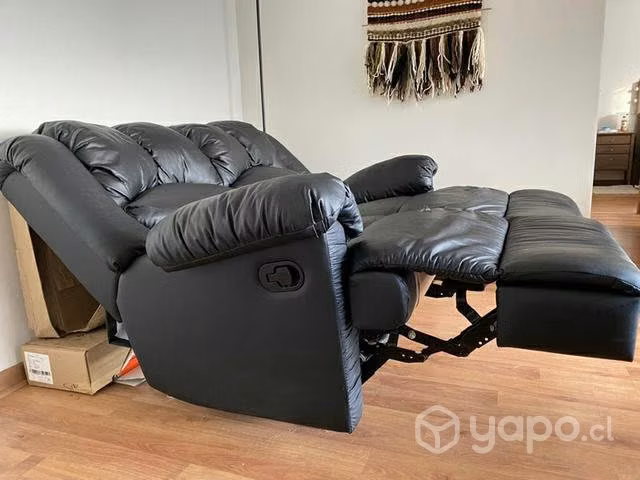 Sillón reclinable Rosen negro