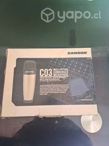 Microfono samson co3 y interfaz umc204hd