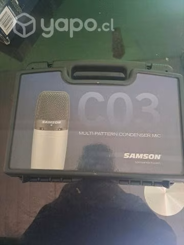 Microfono samson co3 y interfaz umc204hd