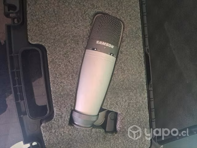 Microfono samson co3 y interfaz umc204hd