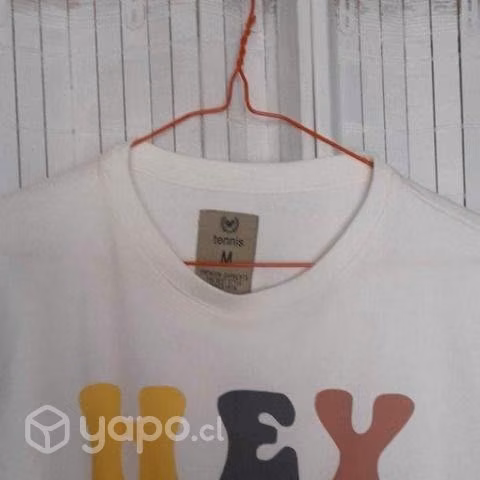 Polerón Blanco Tennis Talla M Nuevo - Imagen 2