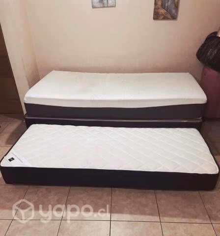 Cama Nido de plaza y media