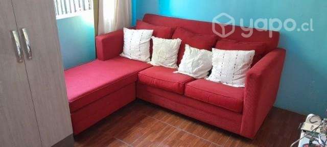 Sofá zibel seccionar rojo - Imagen 2