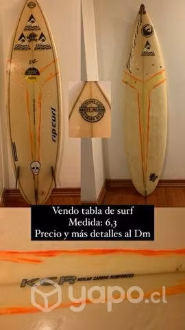 Tabla de surf usada