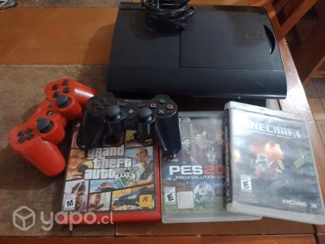 Play 3 + juegos -Minecraft -GTA5 -PES17 - Imagen 3