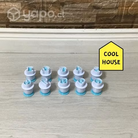 Moldes para fondant diseño de numeros