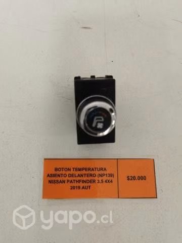 Boton temperatura Asiento Delantero (NP139) Nissa