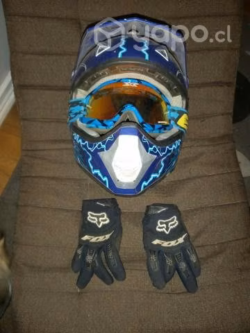 Casco más accesorios