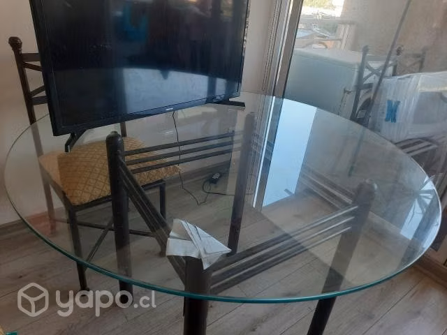 Comedor vidrio 6 sillas - Imagen 4