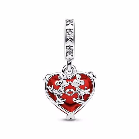 Charm Pandora Disney Mickey & Minnie Mouse Beso