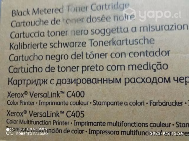 Toner xerox versalink c400/c405 black original