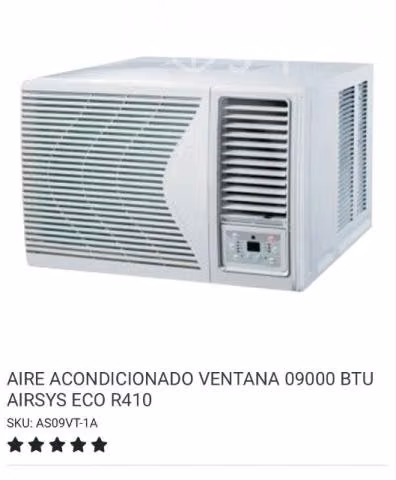 Equipo Aire Acondicionado 9000BTU