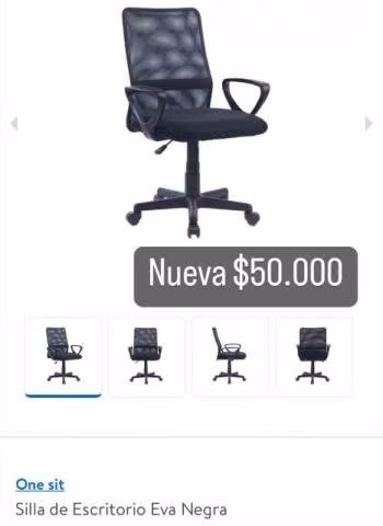 Silla escritorio NUEVA