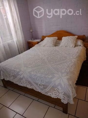Cubrecama o colcha a crochet